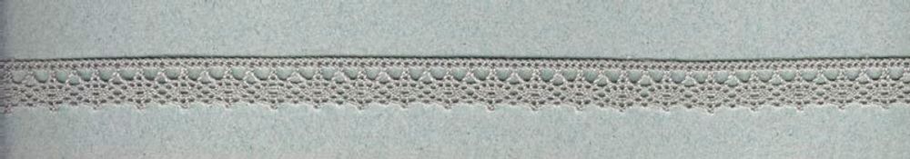 Кружево вязаное (тесьма) 12.0 мм св.серый, 30 метров, IEMESA