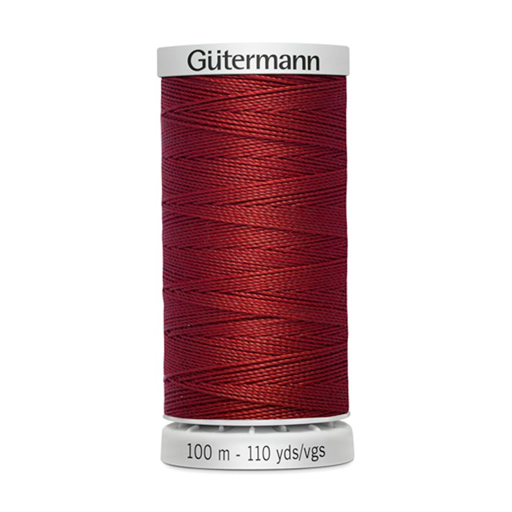 Нитки суперкрепкие Gutermann Extra Strong M782, 100м, 221 красно-терракотовый, 5 катушек