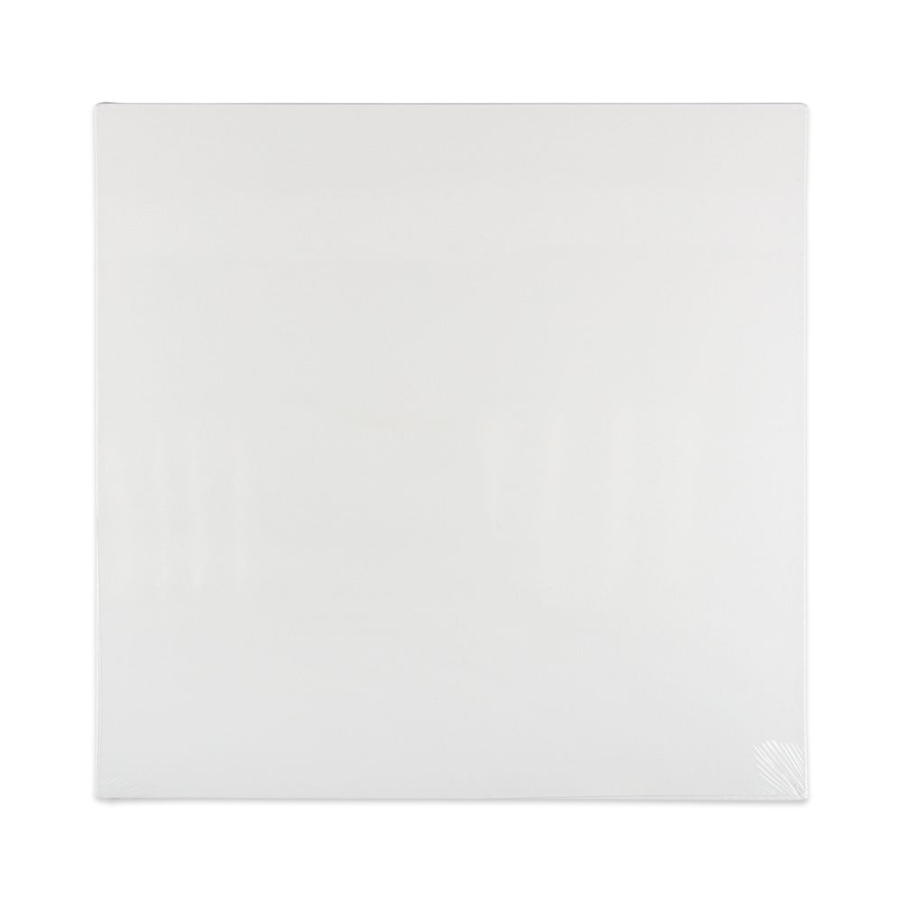 Холст грунтованный на картоне 40х40 см, 240 г/м², мелкозернистый, Аква-колор IZO-PCP-4040