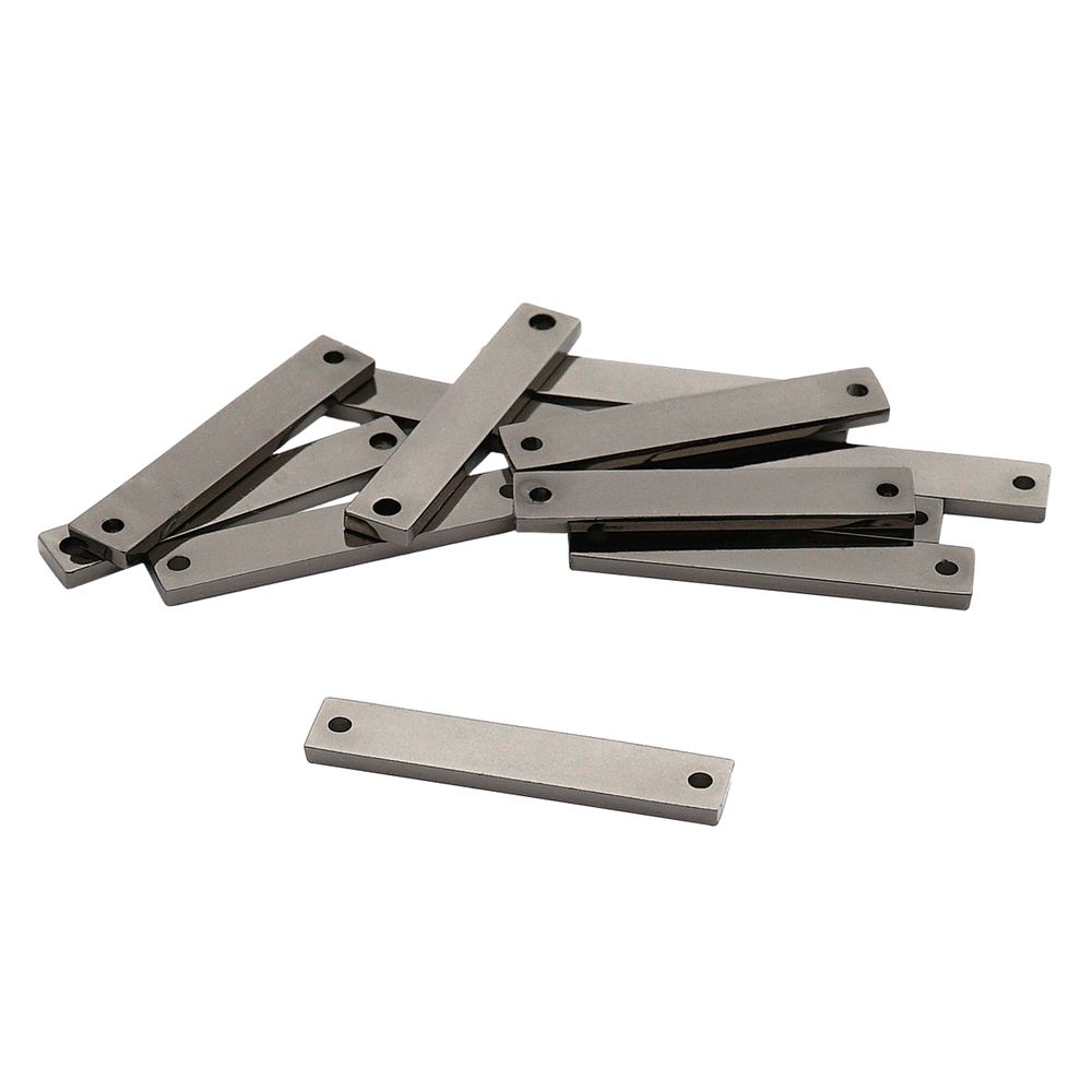 Украшение пришивное 25 мм, металл, олово (черный никель), МТ_1711, 12 шт