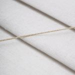 Шнур отделочный ⌀2.0 мм / 30 метров, с метанитом, белый/золото