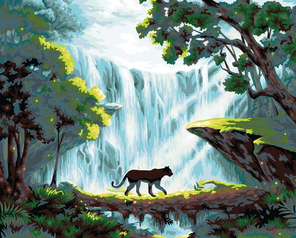 Картина по номерам Фрея PNB/PL-341, Рассвет в джунглях, 50х40 см