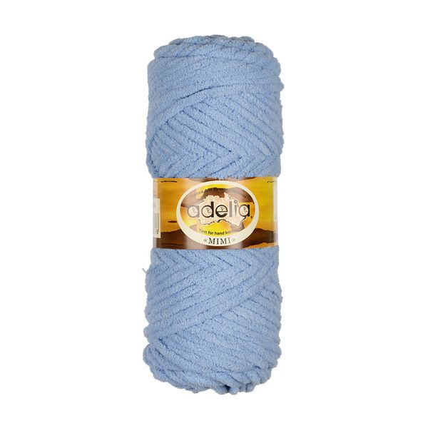 Пряжа Adelia Mimi / уп.5 мот. по 100г, 80м, 04 голубой