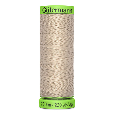 Нитки для тонких тканей Gutermann Extra Fine 150, 200м, 722 св.бежевый, 5 катушек