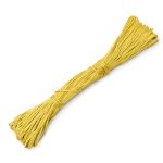 Шнур металлизированный сутаж ⌀2.0 мм / 20 метров, золото