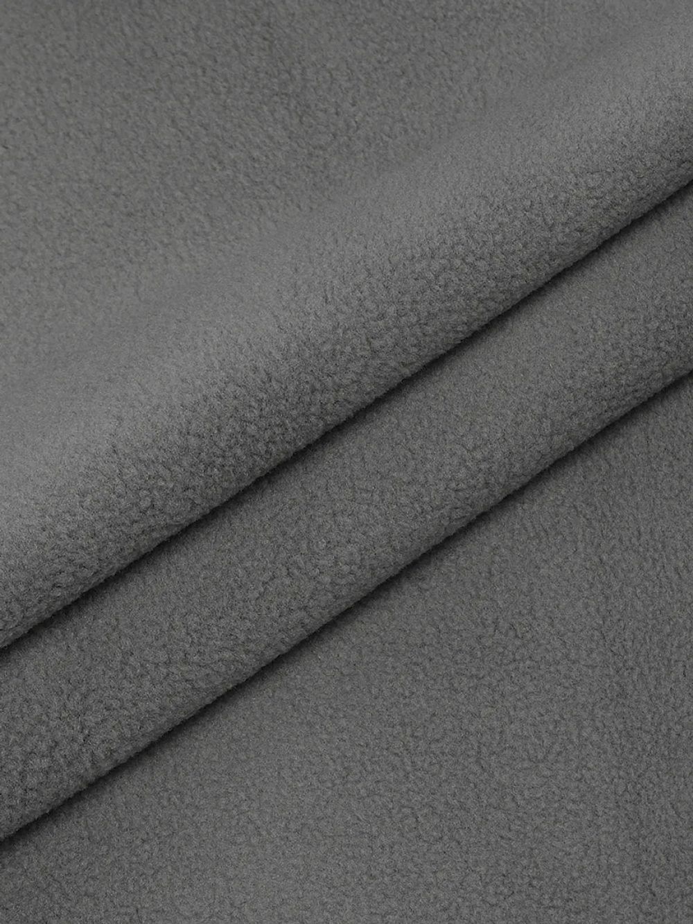 Флис 2-сторонний 240 г/м², 150 см / 10 метров, TBY-0240-S307 цв.S307 серый