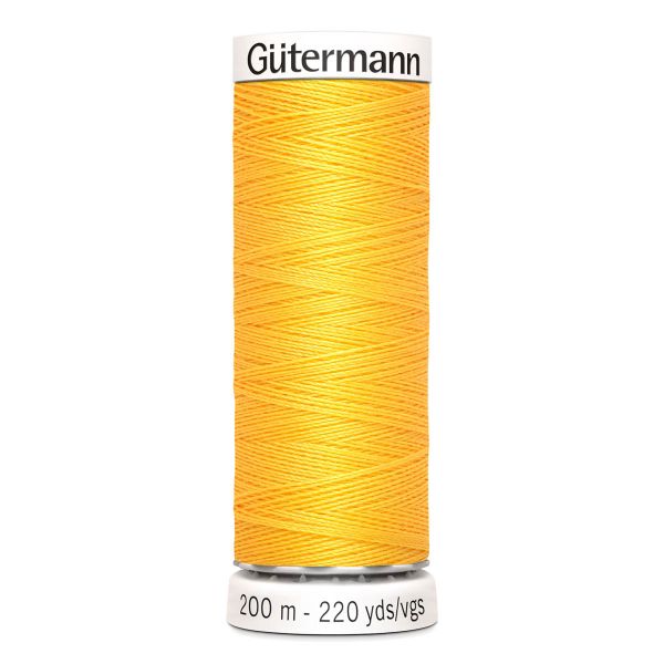 Нитки универсальные Gutermann Sew-all, 200м, 417 одуванчиковый, 5 катушек