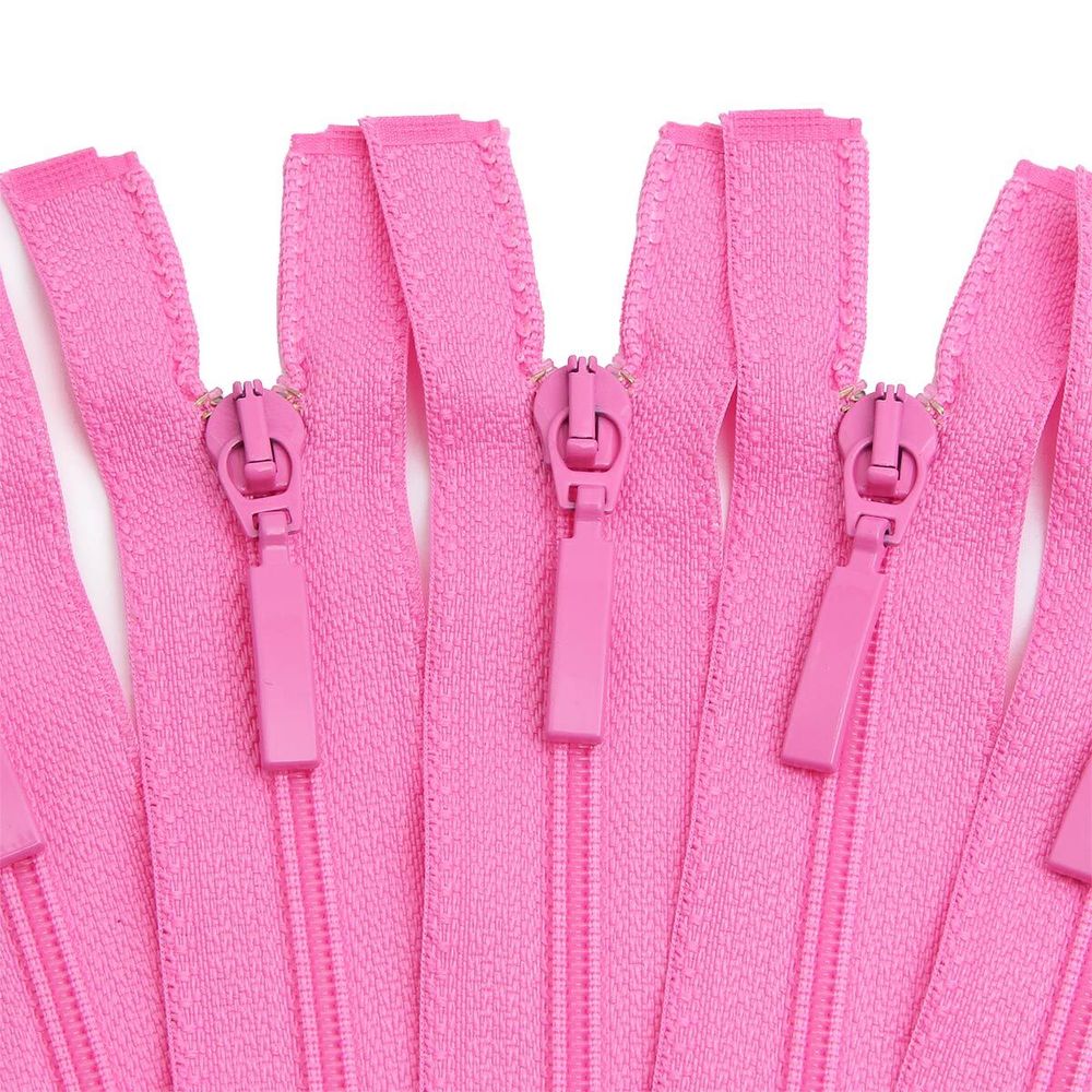 Молния спираль (витая) Arta Т5 (5 мм) 1 зам., разъем., 60 см, цв. 515 розовый, уп.5 шт