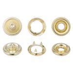 Кнопка рубашечная (джерси) открытая ⌀9.5 мм, ≈1440 шт, МЕТАЛЛ, золото, NEW STAR