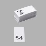 Этикетка-размерник, белый, 10х20 мм, 100 шт, 54