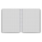 Тетрадь общая с запечатан. пластиковой обложкой, 500 мкр, A5+ 48 л. на гребне 65 г/м², белизна 100 %, 4 шт, клетка, 01087 Не лопни, Светоч ТЕТ48-003