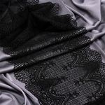 Кружево бельевое эластичное 230 мм / 10 м, 8037, цв.черный, Kruzhevo