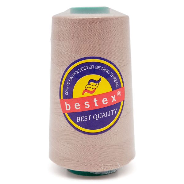 Нитки универсальные Bestex 40/2, 4570 м (5000 ярд) / 1 кат., 253 кремово-розовый