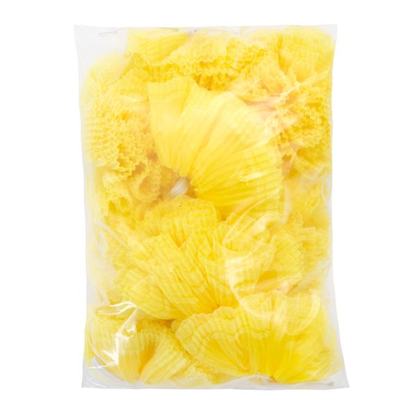 Бант декоративный ⌀11 см, уп., 10 шт, желтый, С403