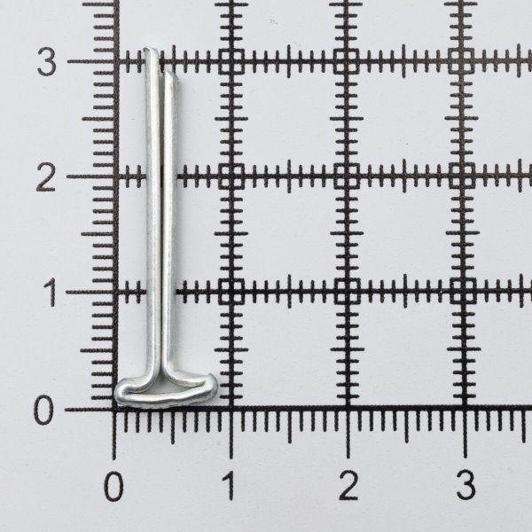 Т-шплинт 2,5х25мм, цинк, (уп.10 шт)