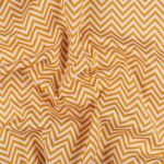 Ткань для пэчворка Peppy Бабушкин сундучок, рулон 112 см / 5 метров, БС-14 зигзаг я.желтый, Peppy
