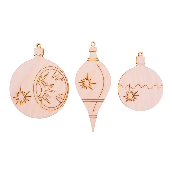 Заготовка из фанеры Набор подвесок 0.3 см, Mr.Carving, ВД-1275