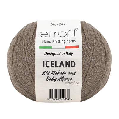 Пряжа Etrofil (Этрофил) Iceland / уп.10 мот. по 50 г, 250м 06095 светло-коричневый