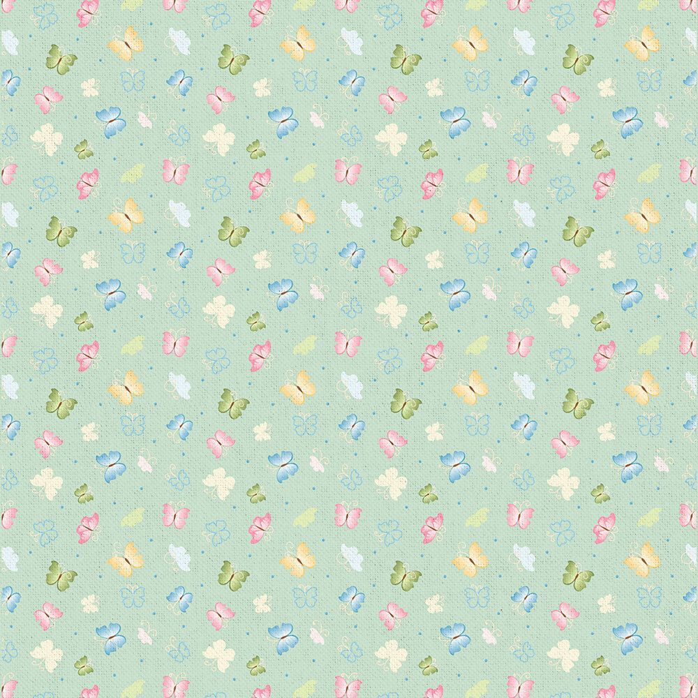 Ткань для пэчворка Peppy Нежная история, отрез 50х55 см, 146 г/м², НИ-04 зеленый, Peppy