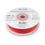 Лента капроновая (органза) 15.0 мм / 22.8±1 метра, 039 апельсин, Blitz OR-15