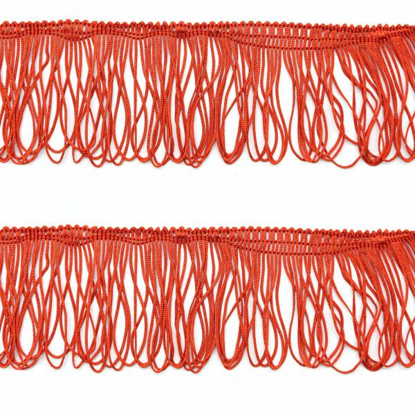 Бахрома отделочная 60.0 мм / 25 метров, 270 красный