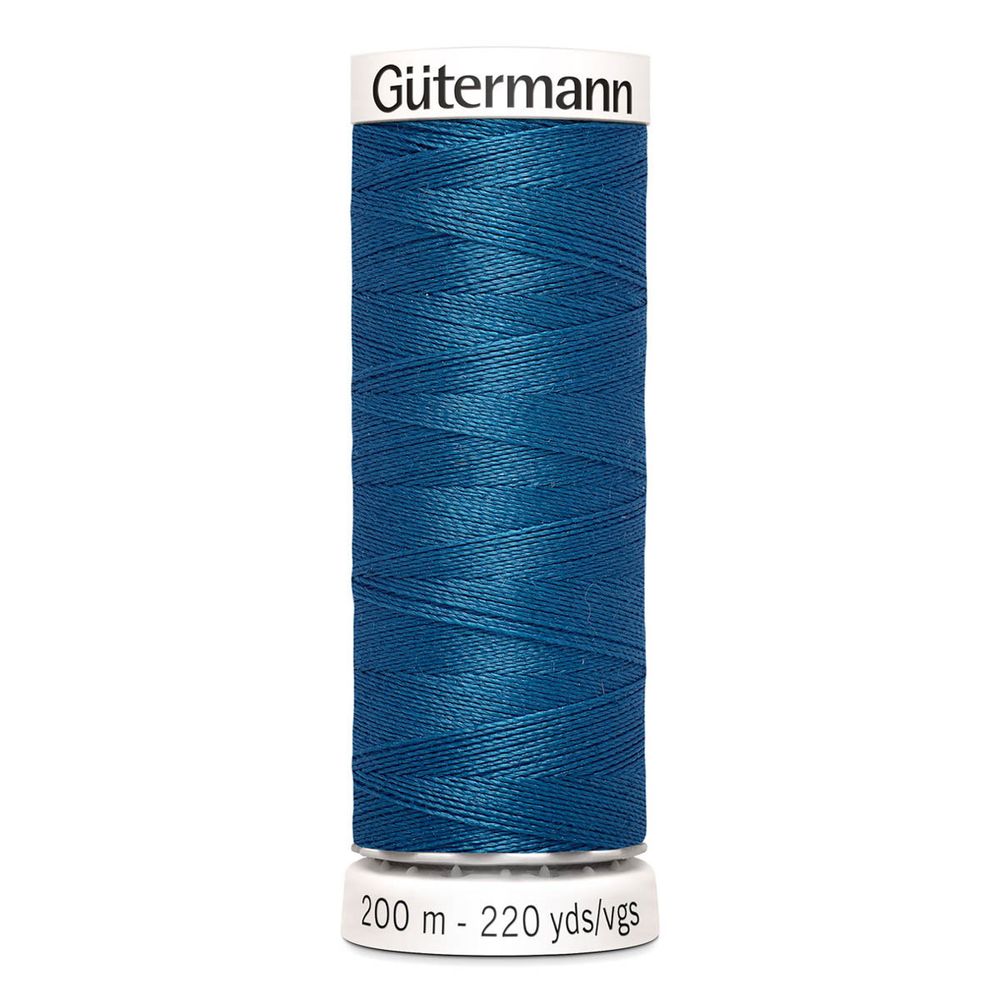 Нитки универсальные Gutermann Sew-all, 200м, 966 св.синяя бирюза, 1 катушка