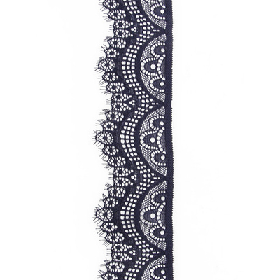 Кружево эластичное (стрейч) 60 мм / 13.71 метра, C147 индиго