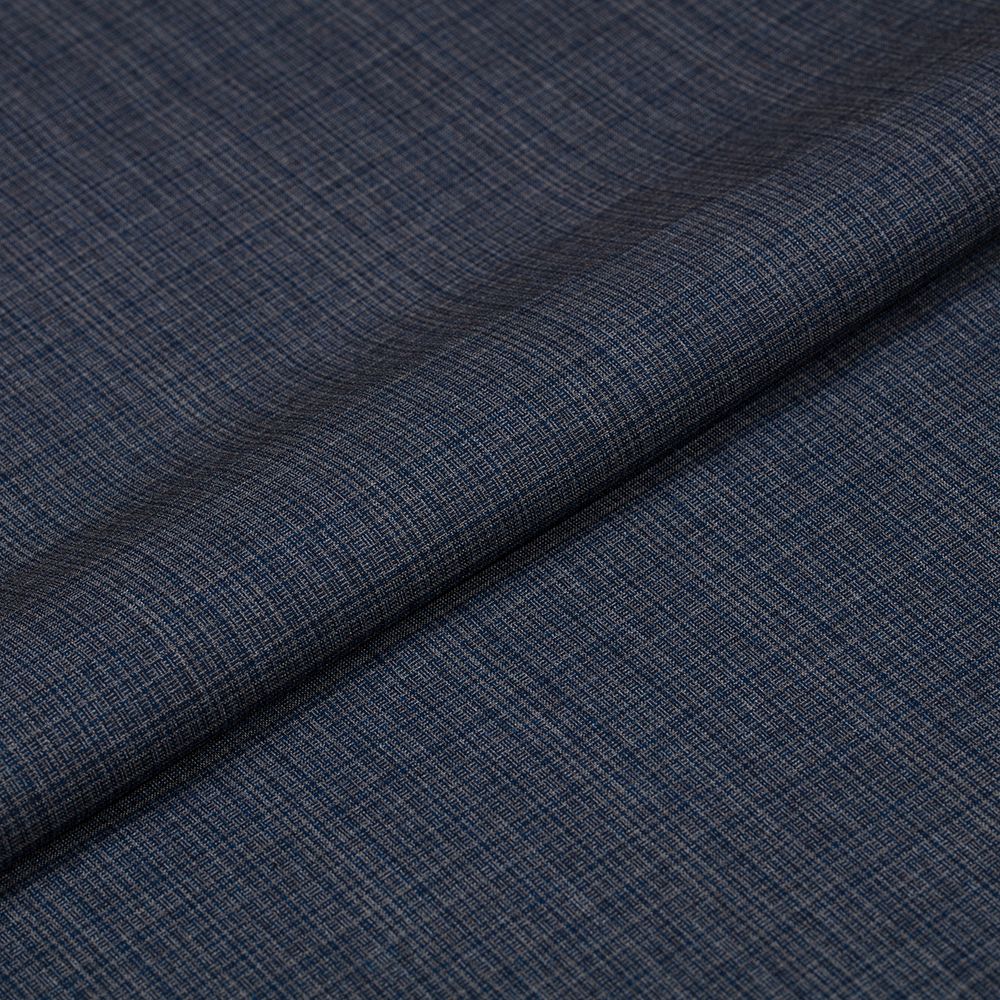 Ткань костюмная 191 г/м², 150х150±2 см, 03 синий/ blue, Gamma SUTF-002N