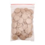 Пуговицы на ножке 28L (18мм), пластик (Beige (бежевый)), NE68, 48 шт