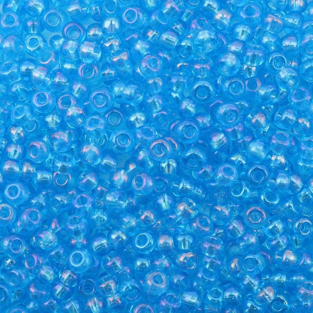 Бисер Preciosa прозрачный радужный 10/0 (61030), круг.отв., 500гр