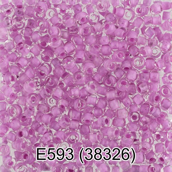 Бисер Gamma 10/0 (2.3 мм), 50 г, Е593 сиреневый, 38326, круглый 5