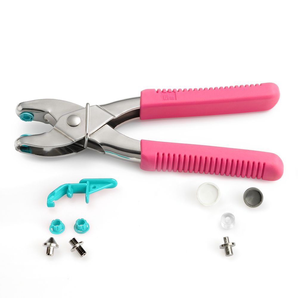 Щипцы-пробойник Vario, Prym Love с Насадка-пуансонами для пробивания отверстий, розовый, яркий, Prym