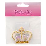 Термоаппликация "Корона королевы", 5.8х4.5см