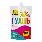 Краска гуашь 250 мл, 307 фуксия/ fuksia, Лео LGD-250
