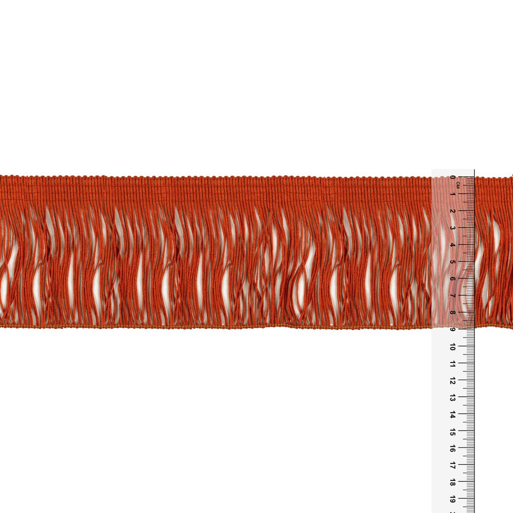 Бахрома отделочная 90.0 мм / 25 метров, 189 охра, Gamma 117