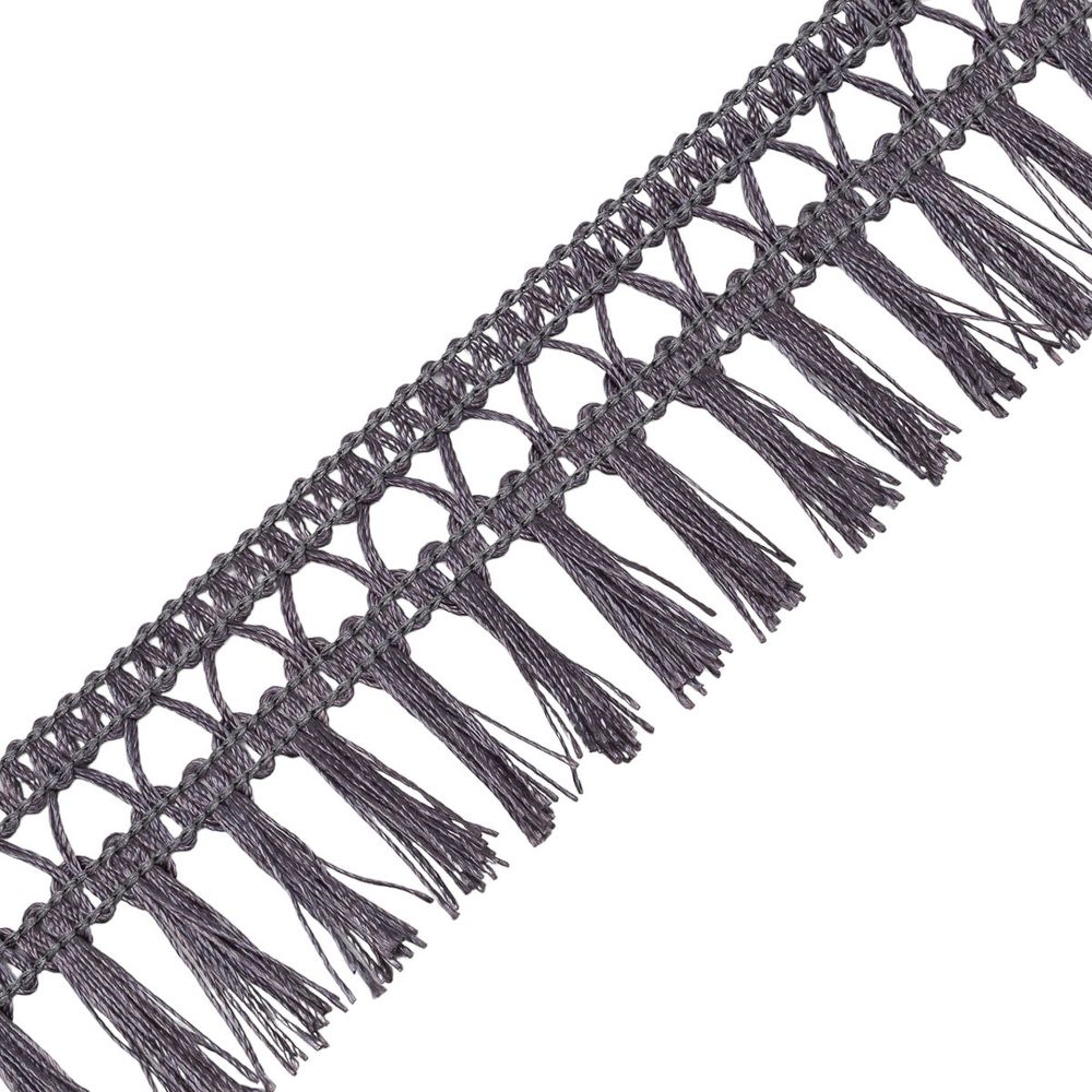 Бахрома отделочная 50.0 мм / 25 метров, 301 темно-серый, 0390-0040, T-04