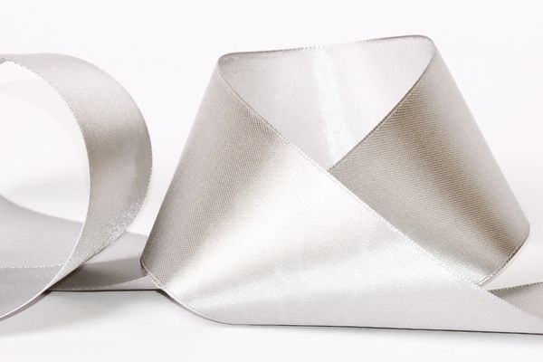 Лента атласная 1-сторонняя 50.0 мм / 33±2 метра, 059 серый, Gamma