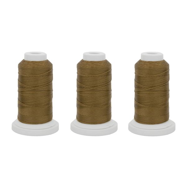 Нитки филаментные 420D/3, 137 м, Астра, 8093 коричневый