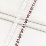 Лента репсовая (в рубчик) с принтом 10.0 мм / 45.72 метра, 1017 Узор