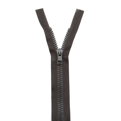 Молния трактор Arta Т6 (6 мм) 1 зам., разъем., 60 см, ОПТ. УП. 25 ШТ., 068 т.коричневый