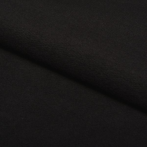 Футер 2-нитка начес 190 г/м², 100-100 см / 10 метров, ФУТ2Х.НАЧ.190.ЧЕРН.10, черный