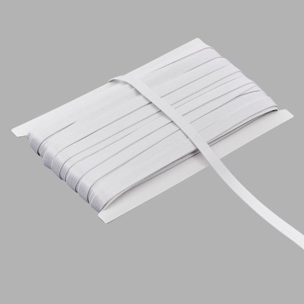 Резинка корсетная 10.0 мм / 30 метров, белый, 964