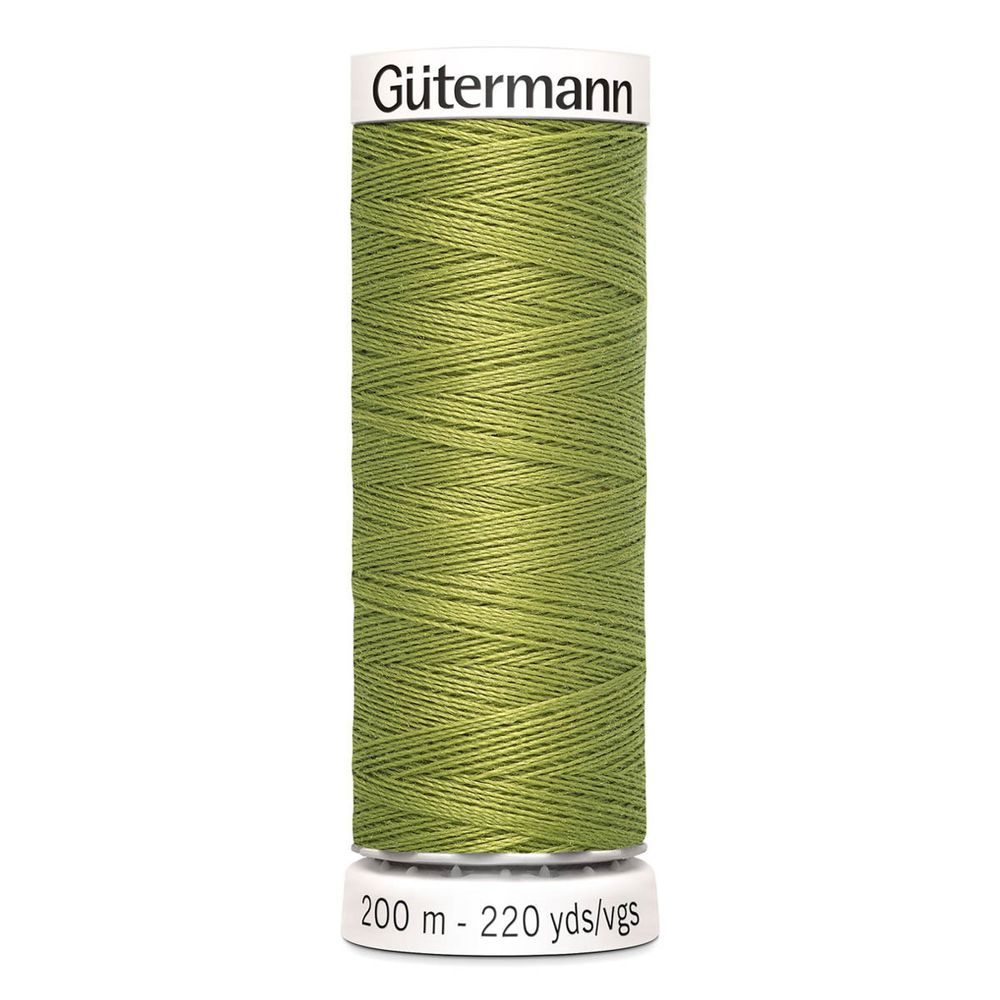 Нитки универсальные Gutermann Sew-all, 200м, 582 зеленая горчица, 1 катушка