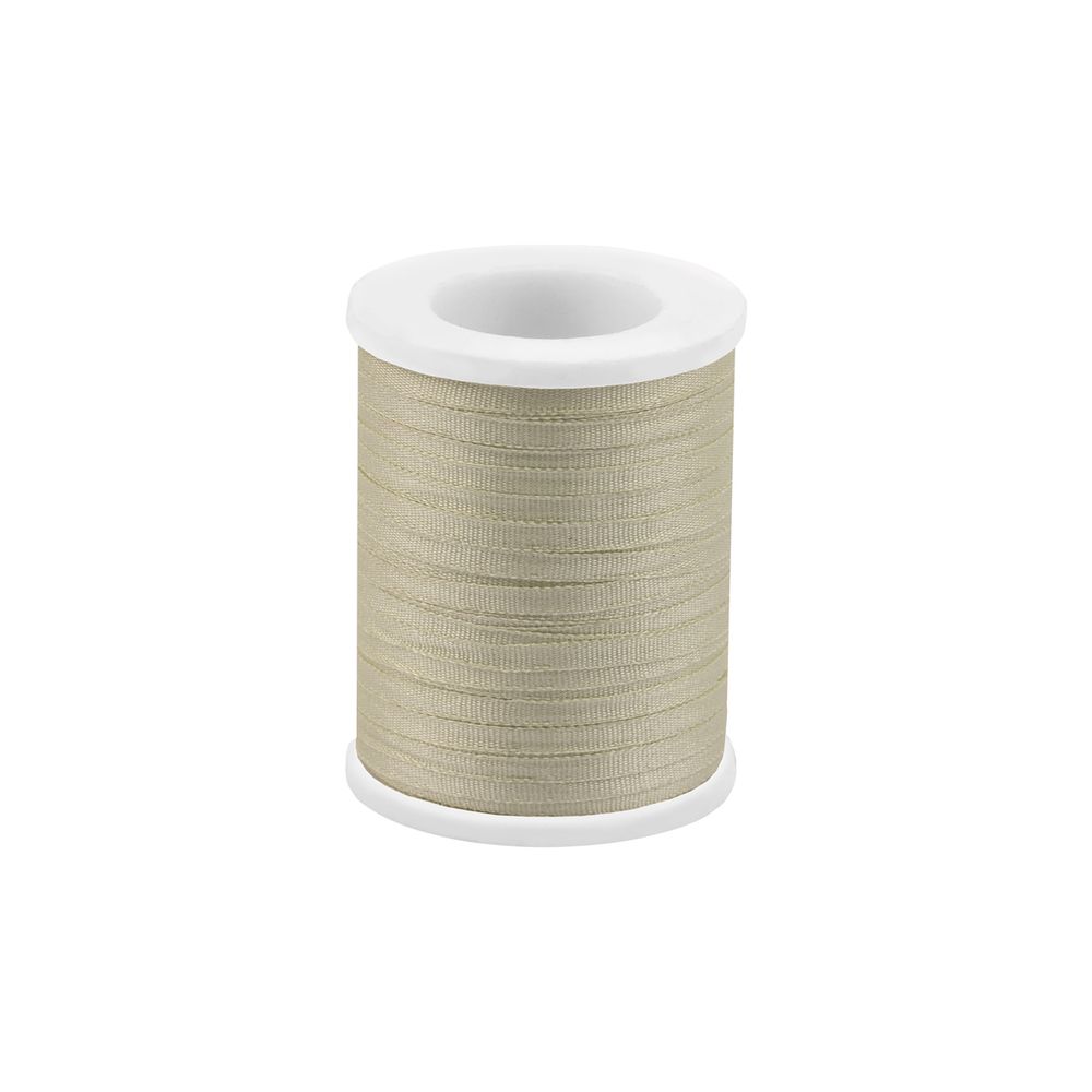 Лента (тесьма) шелковая 2.0 мм / 45.5±0.5 метров, №006 молочный, Gamma SR-2