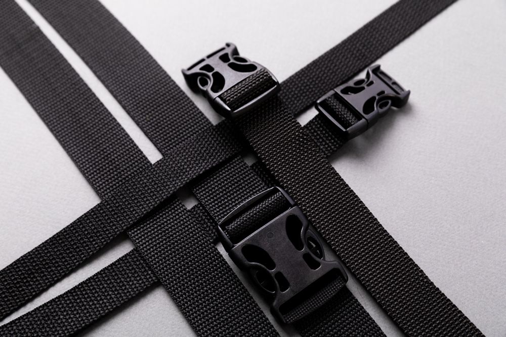 Фастекс (пряжка трезубец) ацеталь 25 мм, 10 шт, черный, Gamma SB01