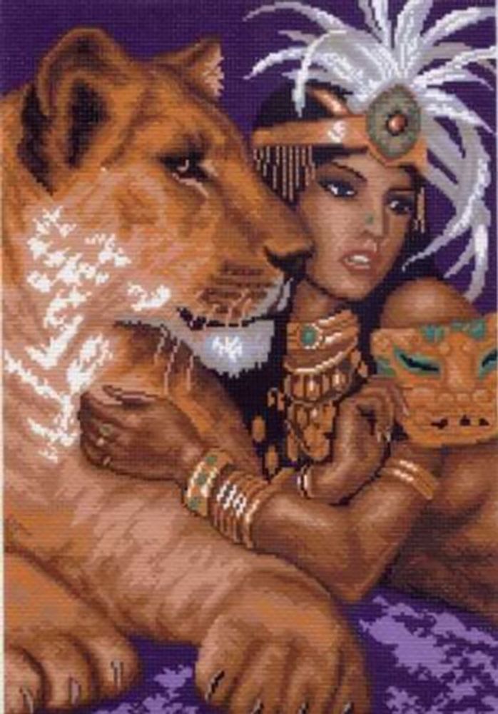 Рисунок на канве Матренин Посад 37х49 - 0424 Африканская любовь