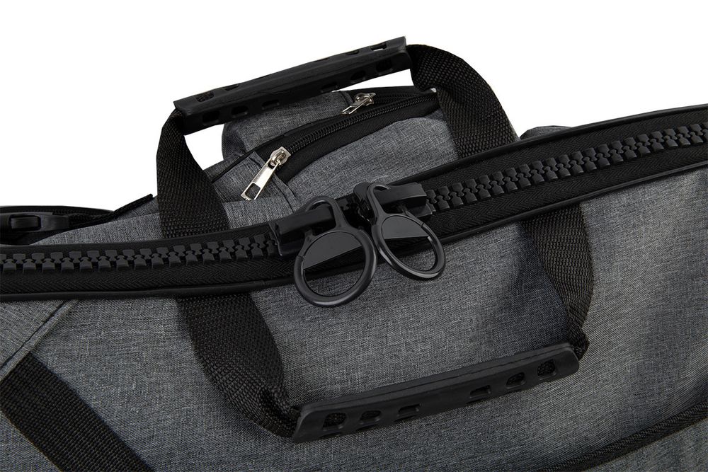 Сумка-рюкзак для художественных принадлежностей 67x48x5 см, 100% нейлон, серый/grey, Аква-колор PBA-03