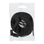 Шнурки эластичные с застежкой №1 черный, Blitz GBG-006