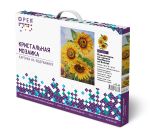 Алмазная (кристальная) мозаика Фрея, Подсолнухи на закате 30х40 см