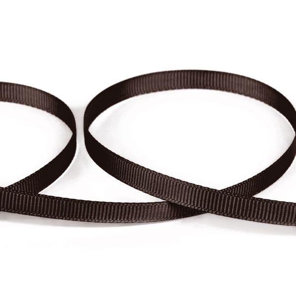 Лента репсовая (в рубчик) 12.0 мм / 45.5 метра, 122 корчнево-серый, Gamma GR-12